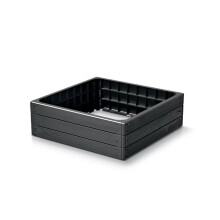 BASE WOODY IBWS KERTI ÁGY 756X756X250MM - ANTRACIT - PP-IBWS
