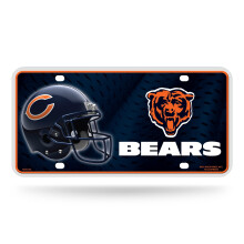 Rico Industries NFL Football Chicago Bears Primary Metal Tag 6 x 11.5-"