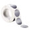 DSH scratch-off stickers round silver 1 inch 300 pcs 3