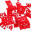 Mini Traffic Cones Toys Set 24 Pieces 3
