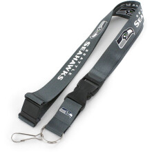 aminco NFL Seattle Seahawks Team Lanyard, Charcoal, 6