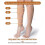 Compression Socks 15-20mmHg Knee Length Extra-Wide Calf 4
