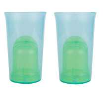 The First Years Mein erster offener Becher - 2 Becher in 1 - Offener Babybecher mit abnehmbarem Auslaufkontroll-Einsatz