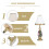 Lampe de table LED miniature pour maison de poupée (1 pièce) 3