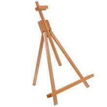 U.S. Art Supply 31" Hohe Holz Tisch-Easel - Verstellbarer Künstler-Stativ, Hält Bis zu 27" Leinwand