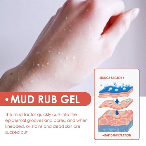 Rubbing Mud for Exfoliation and Deep Cleansing, 1 Pack 1