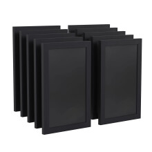 Flash Furniture Canterbury Wandmontierter Magnetische Tafel - Schwarz - 11" x 17" - Vertikal oder Horizontal, 10er Set