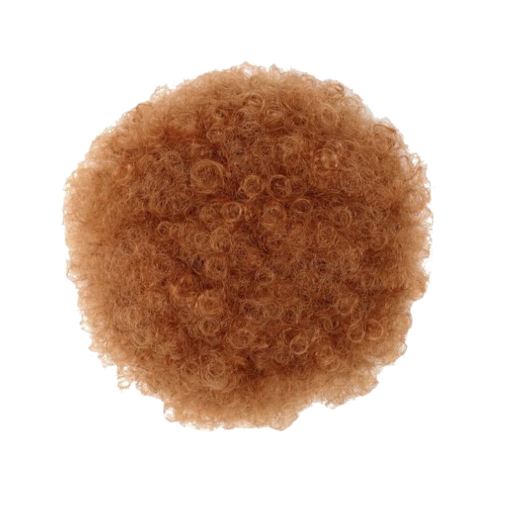 African Drawstring Ponytail Wig Curly Wavy 360 Lace Closure