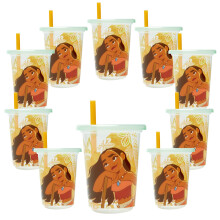 The First Years Take & Toss Moana Trinkbecher - Spill Proof Sippy Cups mit Snap-On Deckeln