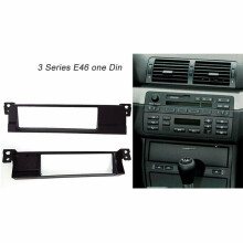 Adaptador de Placa de Painel Fascia Facia de Rádio Estéreo de Carro 1 Din para Série 3 E46 1999-2006