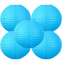 Chinese Style Paper Lanterns Set of 5