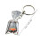 Chaveiro com pingente de peixe, design tropical, 1 peça 3