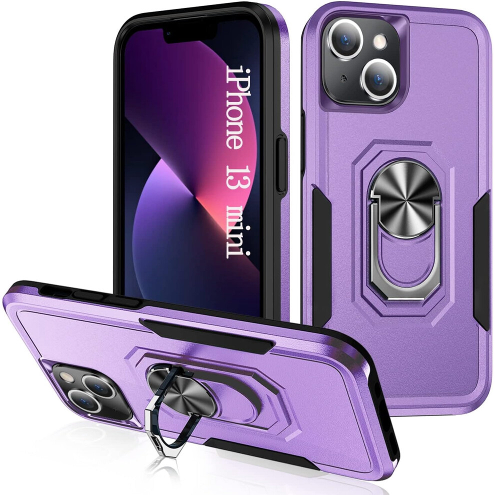 Iphone 13 Mini Case With Ring Kickstand Heavy Duty 301029576737