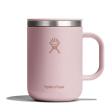 Hydro Flask Coffee Mug - Insulated Stainless Steel, Non Spill, Leak Resistant Travel Mug 24 Oz Trillium Pink