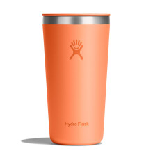 Hydro Flask All Around Tumbler Press-in Lid, Insulated Travel Mug, Stainless Steel Coffee Cup 20 Oz Nectar Orange