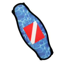 Couvre-ressort de masque en néoprène Innovative Scuba Concepts avec drapeau de plongée