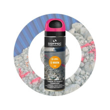 SOPPEC GEODETISK SPRAY S-MARK PINK 500ML - MTP MARK PINK
