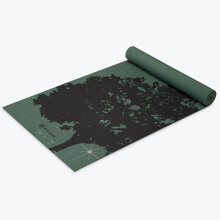 Gaiam Print Yogamatte, Rutschfeste Fitnessmatte für Yoga, Pilates & Bodentraining