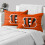 FOCO Cincinnati Bengals NFL Colore Squadra Grande Logo Set di 2 Federe 1