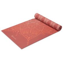 Premium Wendbare Yogamatte mit Blumen (6mm)