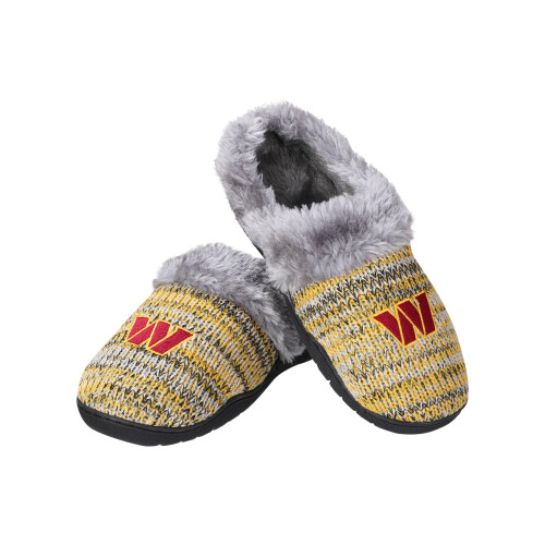 FOCO Washington Commanders NFL Womens Peak Slide Slippers - S