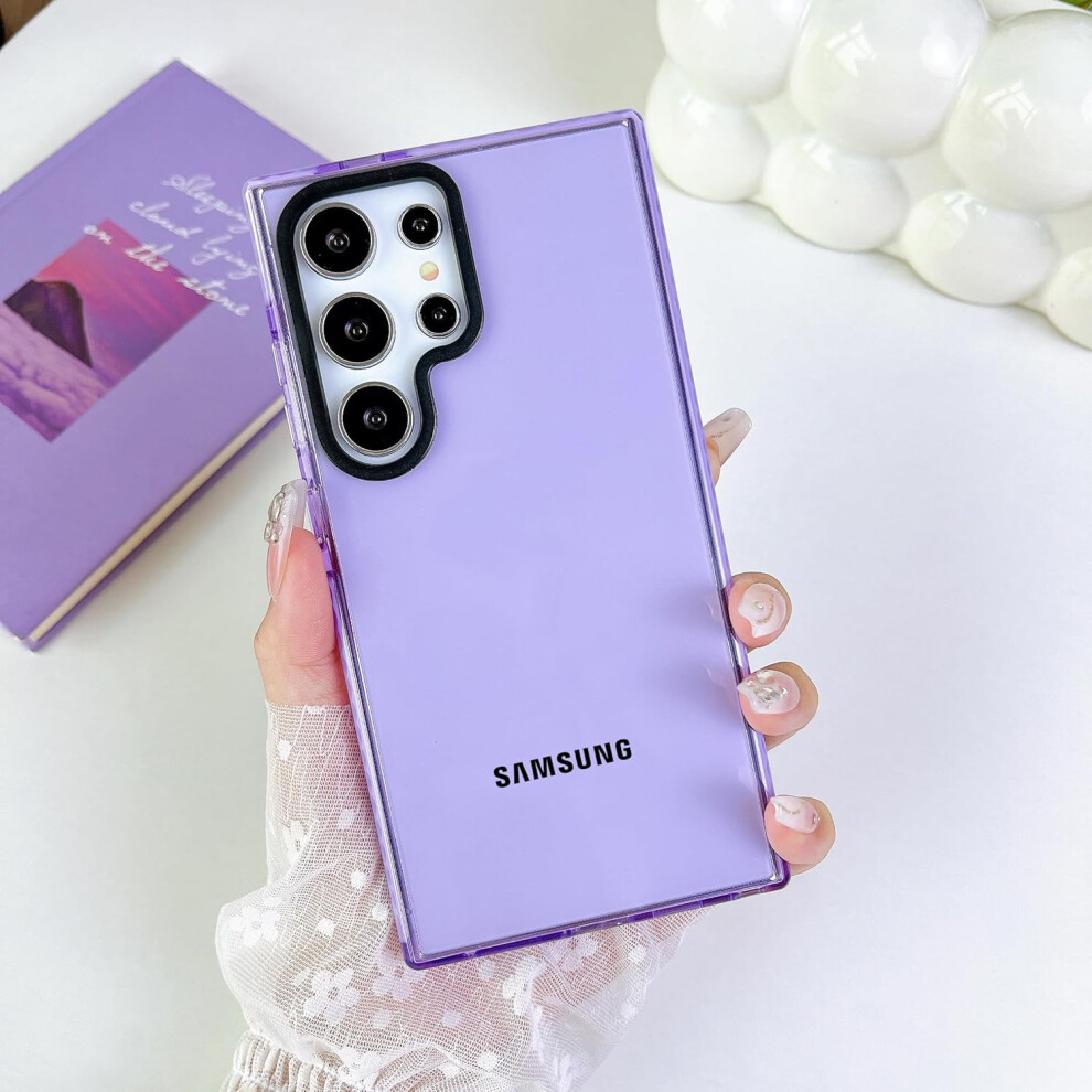 Samsung Galaxy S24 Neon Clear Fluorescent Case 6.1 Purple 301029585166