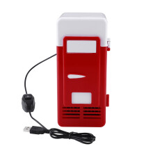 Mini USB fridge for skincare and drinks, portable 12V