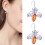 Pendientes retro de abeja ámbar1par 2