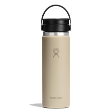 Hydro Flask Flex Sip Coffee Tumbler - Insulated Stainless Steel, Non Spill, Leak Proof Travel Coffee Cup 20 Oz Oat Tan