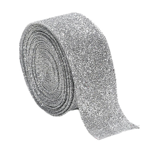 Kerstlint goudkleurig poeder 6 meter
