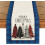 Watercolor Buffalo Plaid Christmas Tree Table Runner 1