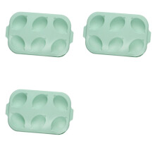 3X Moule de Cuisson 6 Moule à Gâteau au Citron Petit Moule à Pain Antiadhésif Gel de Silice Moule à Pâtisserie Famille Outils de Cuisson