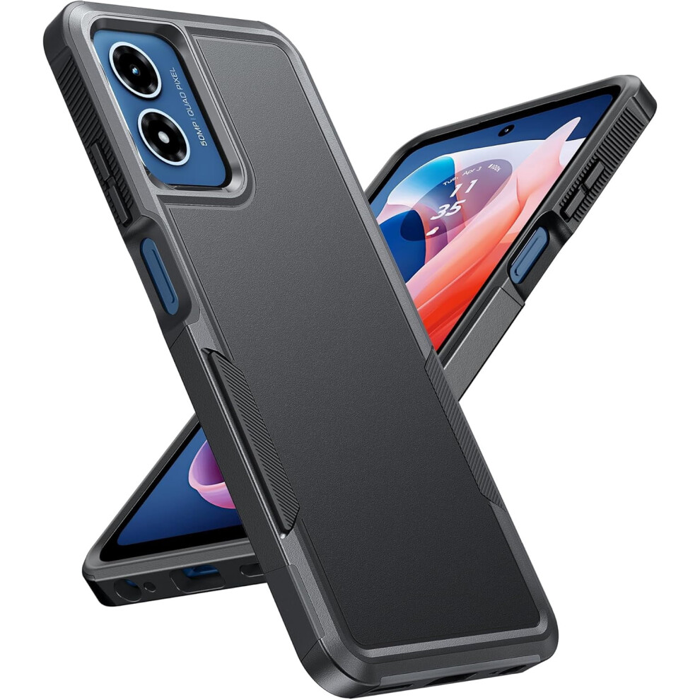 Motorola Moto G Play 2024 Dual-Layer Shockproof Case 6.5 301029593253