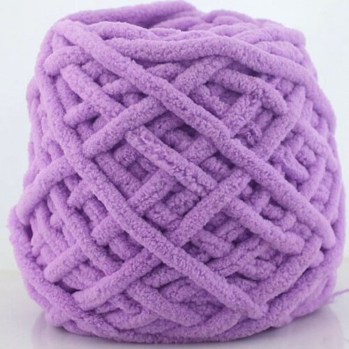 Soft Chenille Yarn for Crocheting and Knitting, 100g