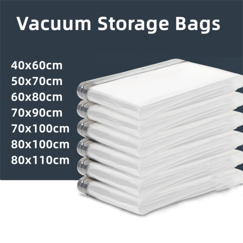 Vacuum Storage Bag Transparent Folding 70x100cm 1