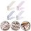 Shoe Display Stand Rack White Leather Shoe Shelf 1 Pack 8