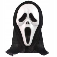 Halloween Scream Maske Kostüm Verkleidung Gruselig Horror Outfit — scream maske, halloween kostüm, horror kostüm