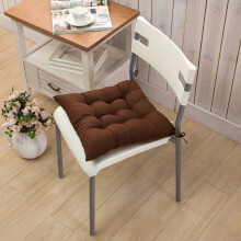 Square chair pads anti-slip with ties ultra soft 15.7x15.7