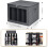 Shoe Organizer Fabric Storage Box with Clear Window 2 Pack 4