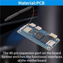 For Orange Pi Zero 2W Development Board 1GB RAM DDR4 PC Allwinner H618 WiFi5 Bluetooth5.0 Supports 4K 60FPS