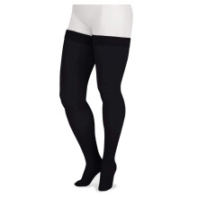 Juzo Soft 2000 15-20mmHg Dikke Kousen, Zwart, 4 (IV) Regular