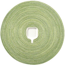 Round braided placemats 15 inch washable heat resistant