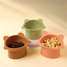 Cat Food Bowl Elevated Stand 45 Degree Tilt