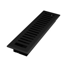Imperial RG3437 Montezuma Decoratieve Vloerregister, 2.25 x 12-Inch, Zwart Ijzer