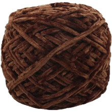 Chenille Yarn Fluffy Velvet 250g Caramel