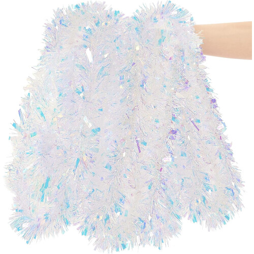 Foil Tinsel Garland 26.2 FT 4 pcs