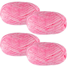 Chenille Yarn Velvet Soft 400g 4PCS for Crocheting Knitting