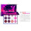Purple eyeshadow palette shiny matte metallic glitter 12 4