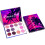 Purple eyeshadow palette shiny matte metallic glitter 12 8