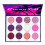 Purple eyeshadow palette shiny matte metallic glitter 12 5